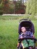 van zo'n wandeling met pappa op te werve word ik behoorlijk slaperig
